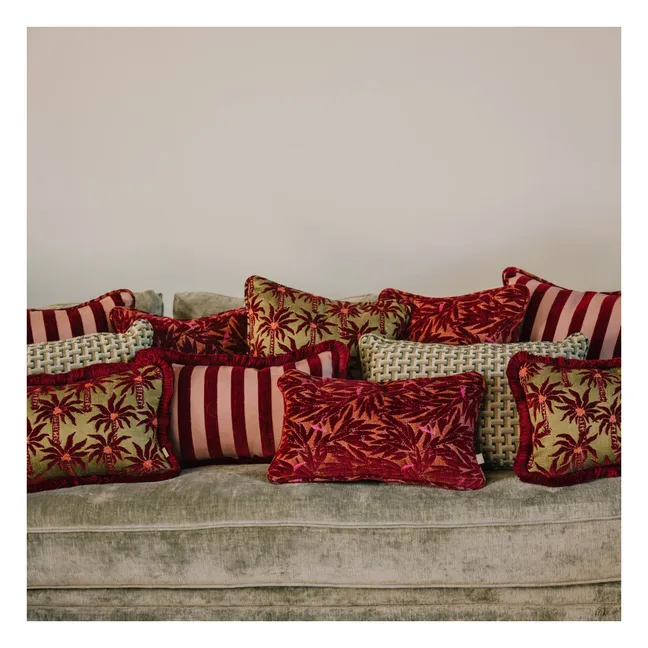 Fodera per cuscino reversibile Laura x Jackie | Olive