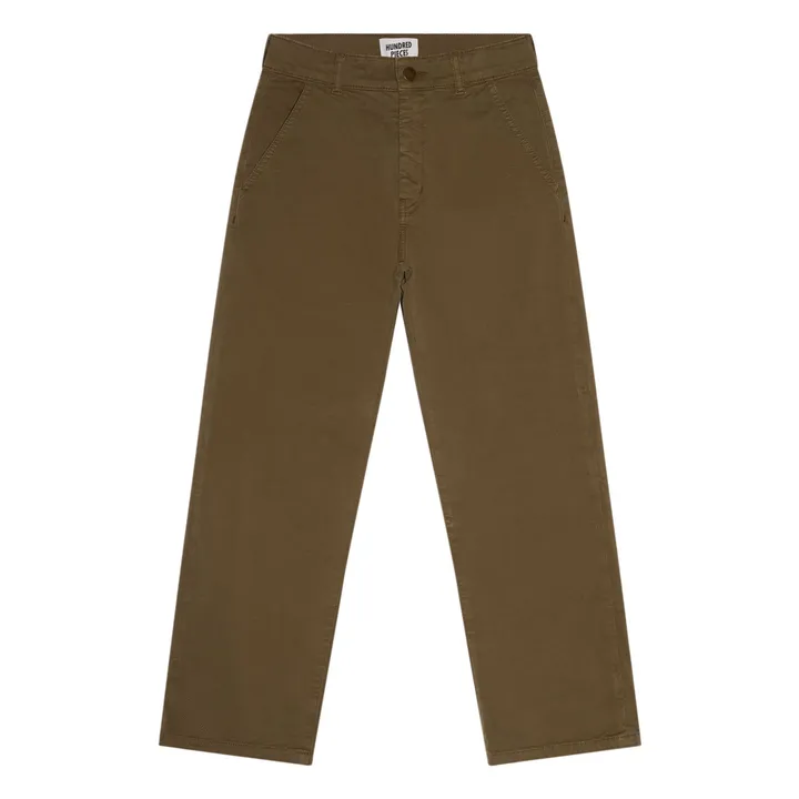 Pantalon Chino Elvis | Vert kaki- Image produit n°0