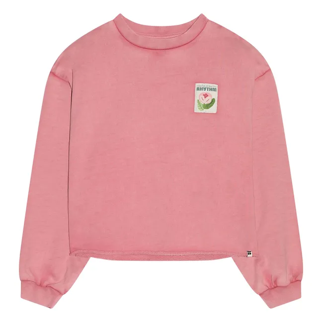 Belmont organic cotton sweatshirt | Pink