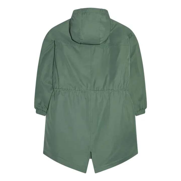 Parka Doublée Fox Fibres Recyclées | Vert canard- Image produit n°1