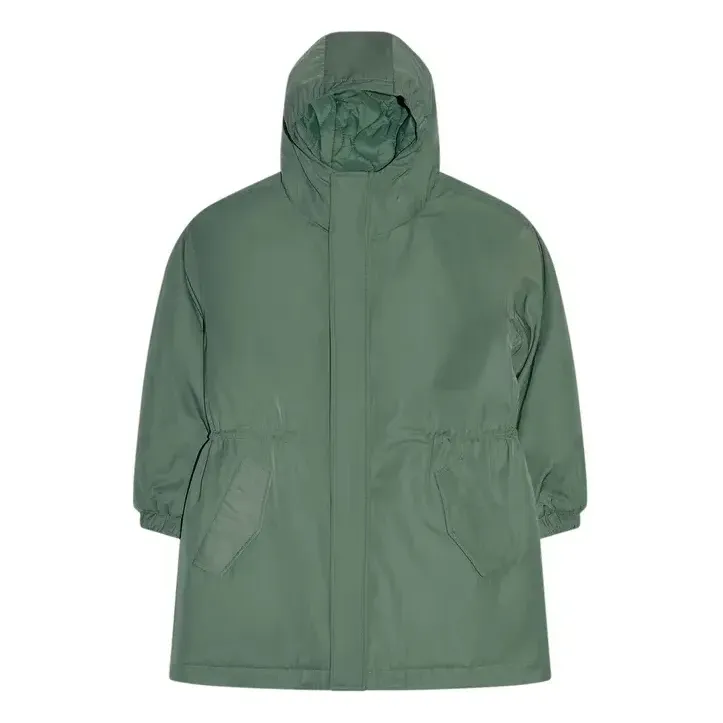 Parka Doublée Fox Fibres Recyclées | Vert canard- Image produit n°0