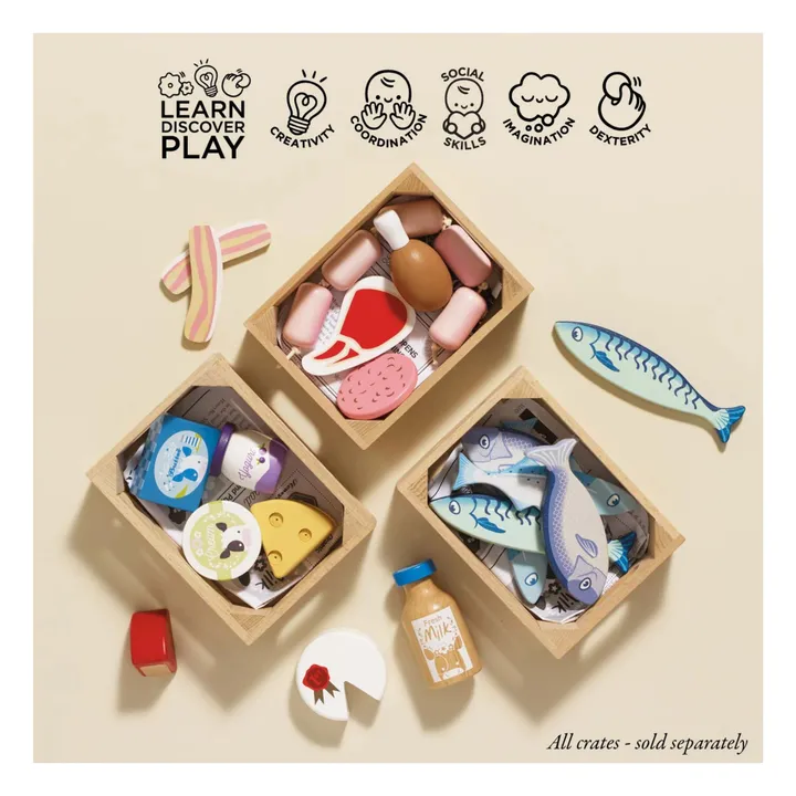 Cagette de poissons du marché- Image produit n°2