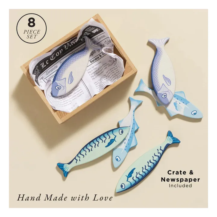 Cagette de poissons du marché- Image produit n°1