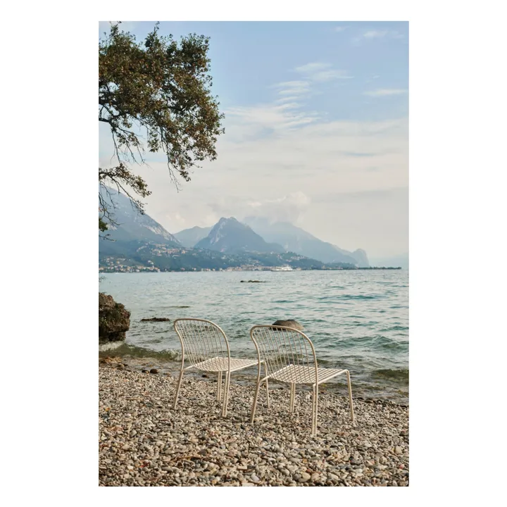 Chaise lounge Thorvald SC100, Space Copenhagen | Ivoire- Image produit n°0