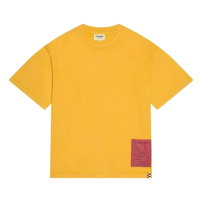 Camiseta King de algodón ecológico | Amarillo