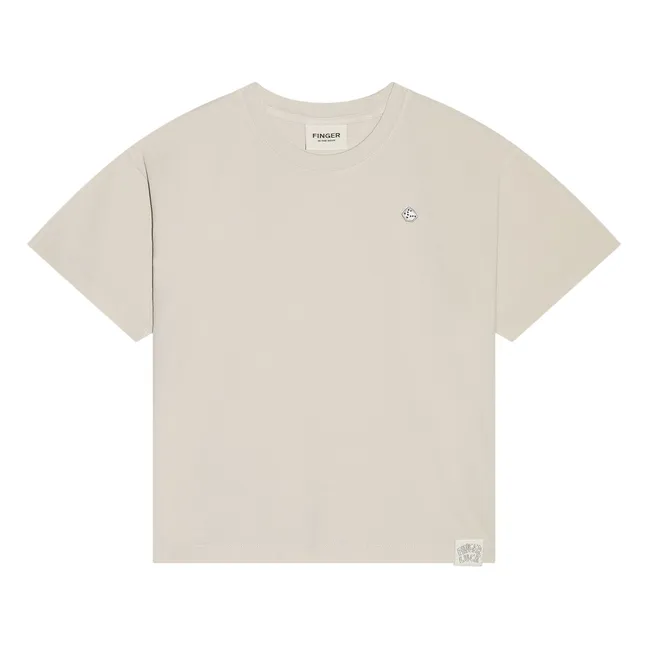 Queen T-shirt Organic cotton | Pearl grey