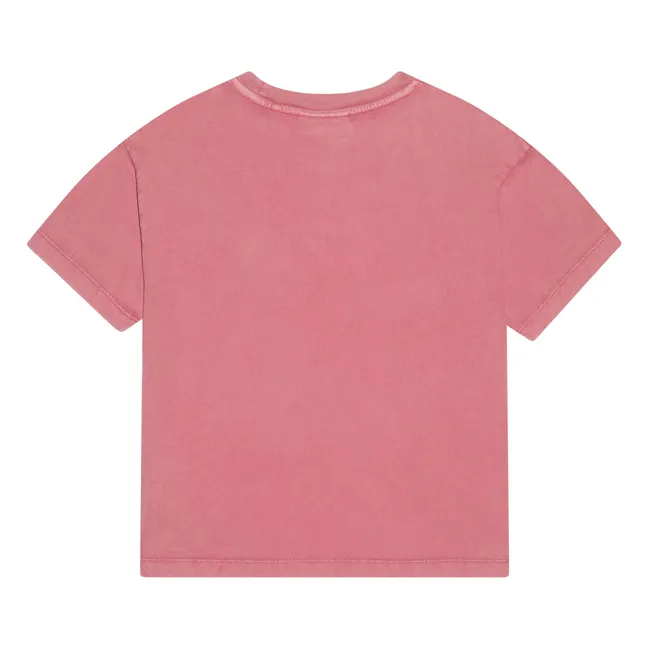 Camiseta Luna de algodón orgánico | Rosa