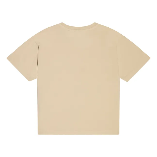 Luna organic cotton T-shirt | Beige