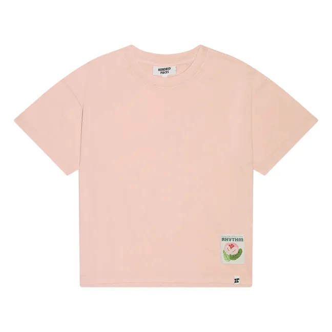 Luna organic cotton T-shirt | Powder pink