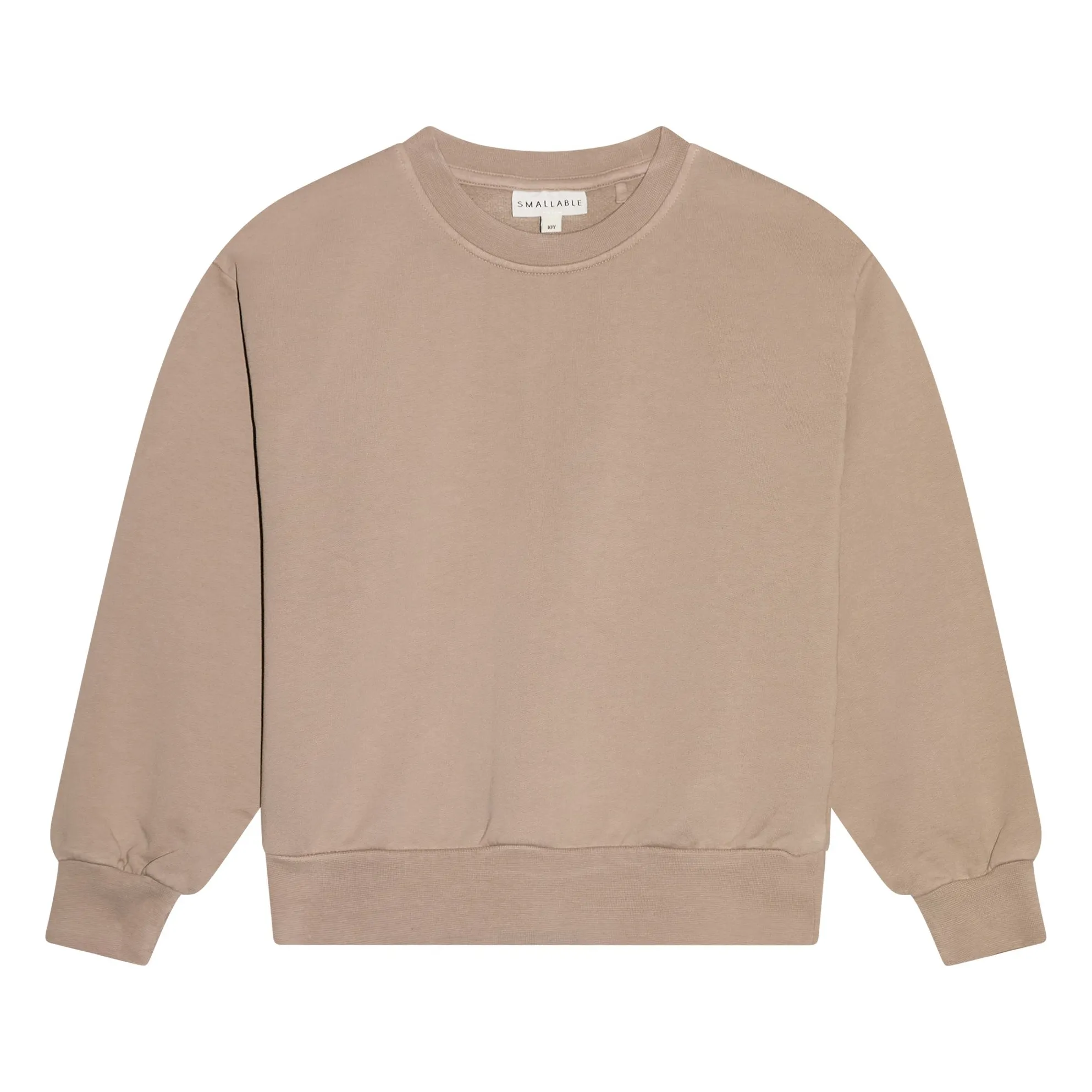 Smallable Kid Taupe Grey Maia Organic Cotton Sweatshirt