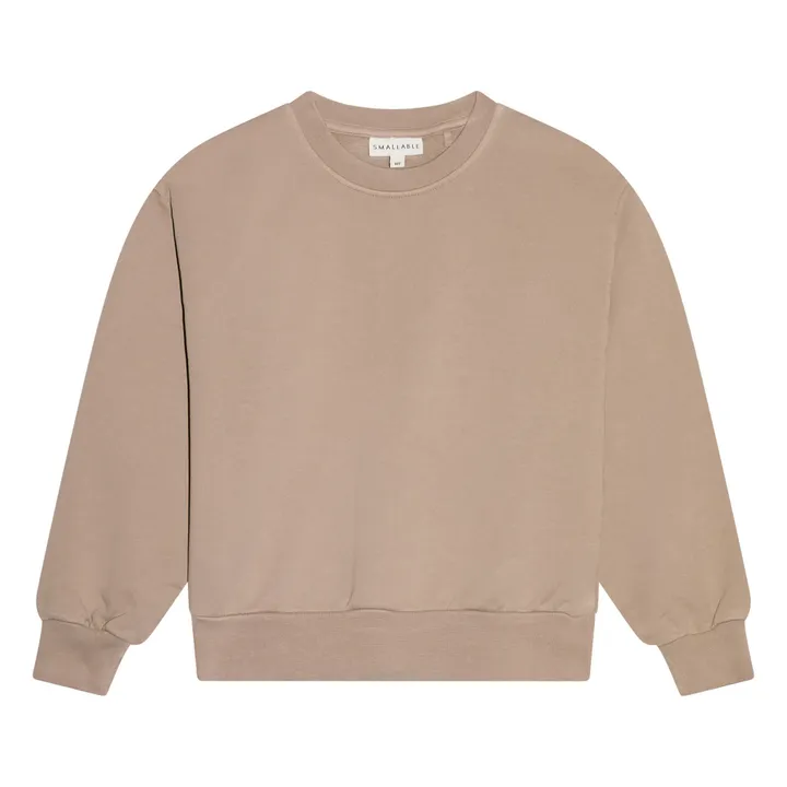 Sweat Maia Coton Bio | Gris taupe- Image produit n°0