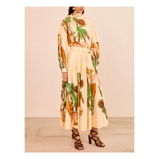 Gonna in filigrana | Crema