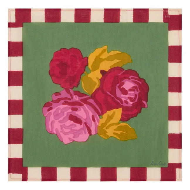 Serviette de table Nizam Stripes | Vert