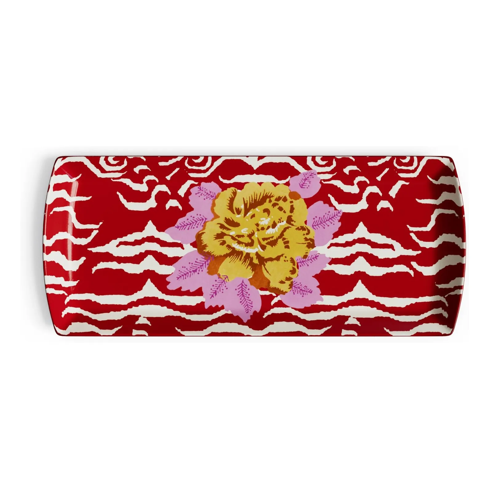 Lisa Corti Red Indian Tiger Tray