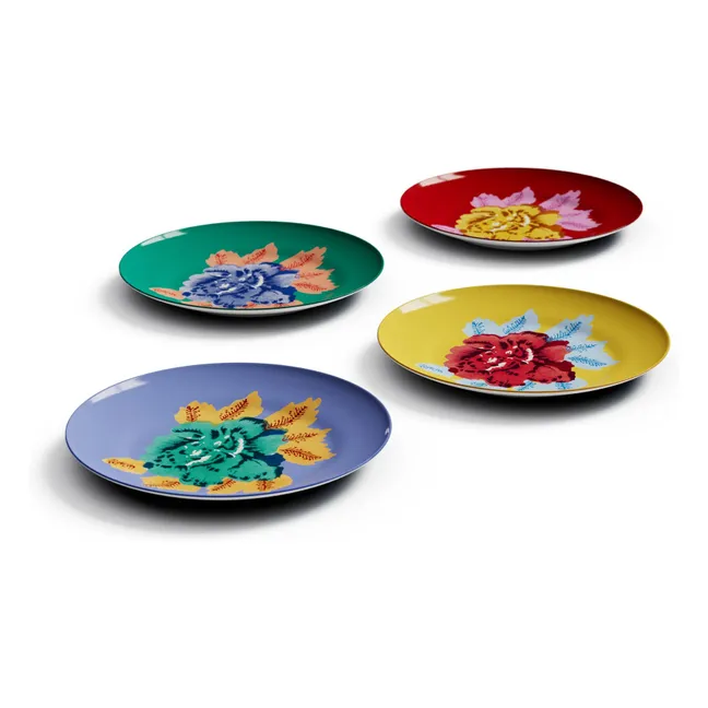 Assiettes à dessert Indian Tiger - Set de 4