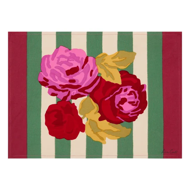 Set de table Nizam Stripes | Vert