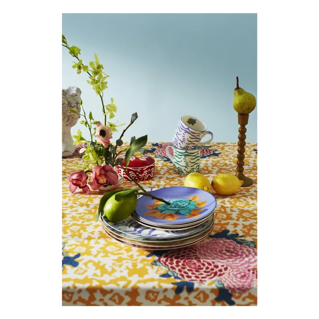 Assiettes à dessert Indian Tiger - Set de 4