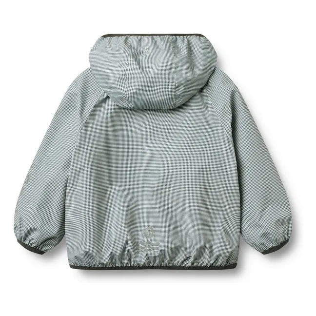 Skyen Carreaux Recycled Fiber Jacket | Sky blue