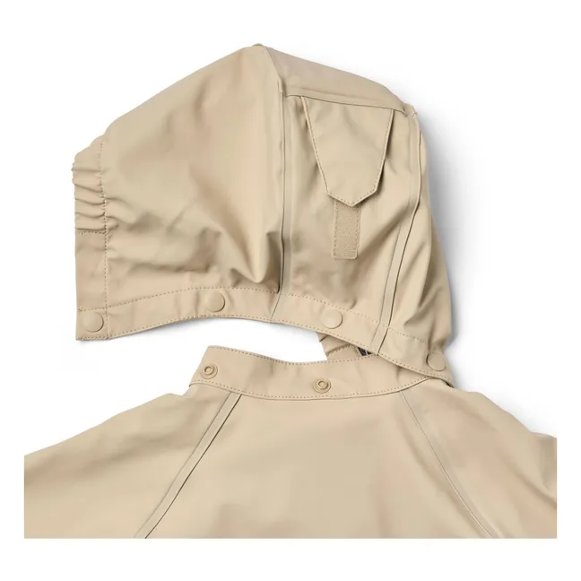 Giacca impermeabile in fibra riciclata Chardy | Beige