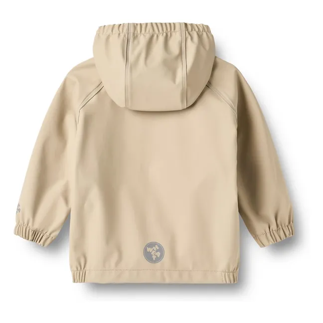 Chardy Recycled Fiber Waterproof Jacket | Beige