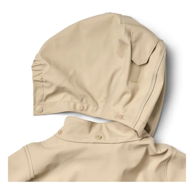 Ollo Recycled Fiber Waterproof Jacket | Beige