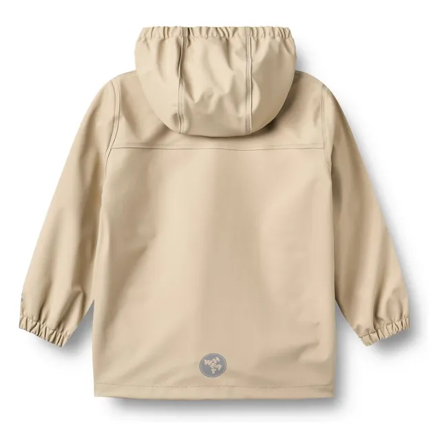 Ollo Recycled Fiber Waterproof Jacket | Beige