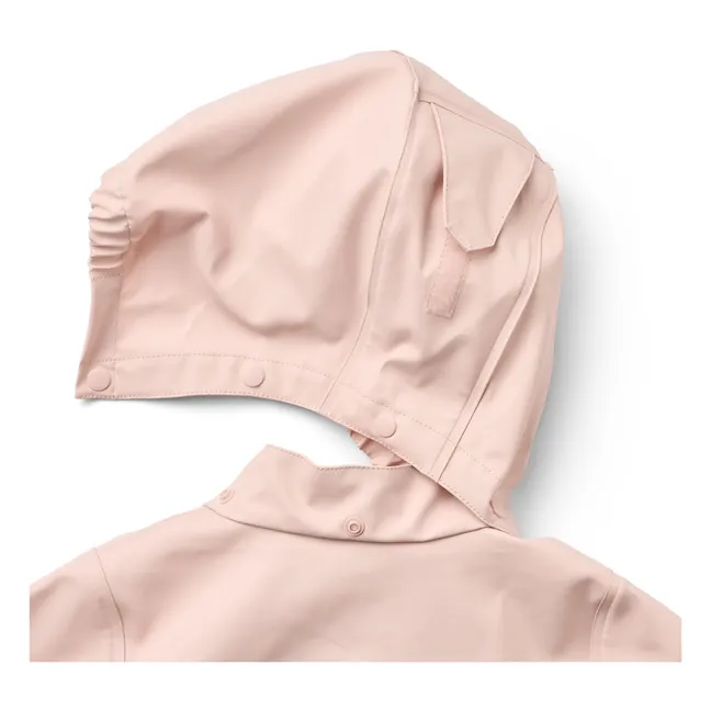 Chaqueta impermeable Ollo Fibras recicladas | Rosa Pálido