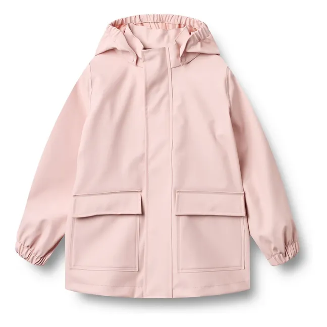 Veste Imperméable Ollo Fibres Recyclées | Rose pâle