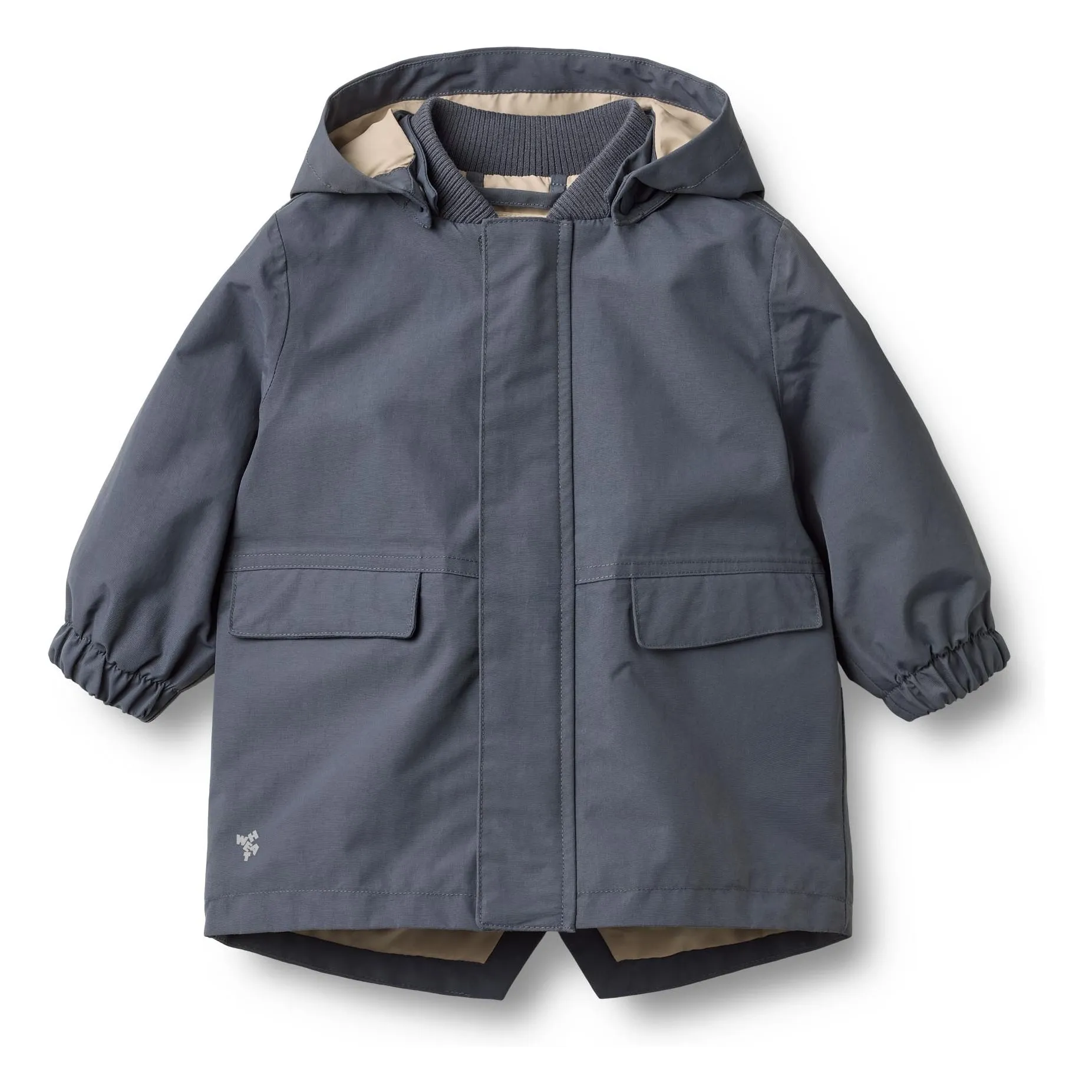 Wheat Grey Blue Alke Recycled Fiber Parka