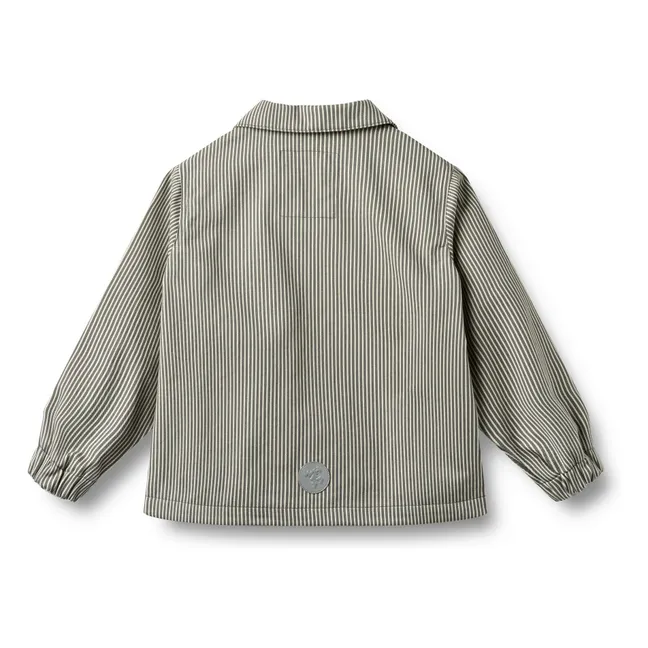 Veste Bofo Rayée Coton Bio | Gris