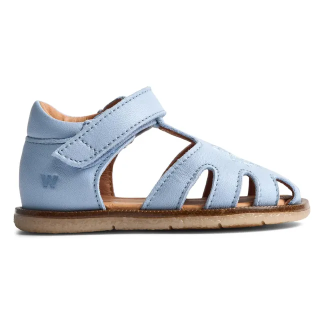 Sandales Cuir Lowe Crabes | Bleu pâle