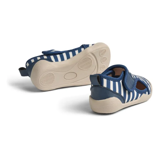 Striped Swirl Water Shoes | Blue