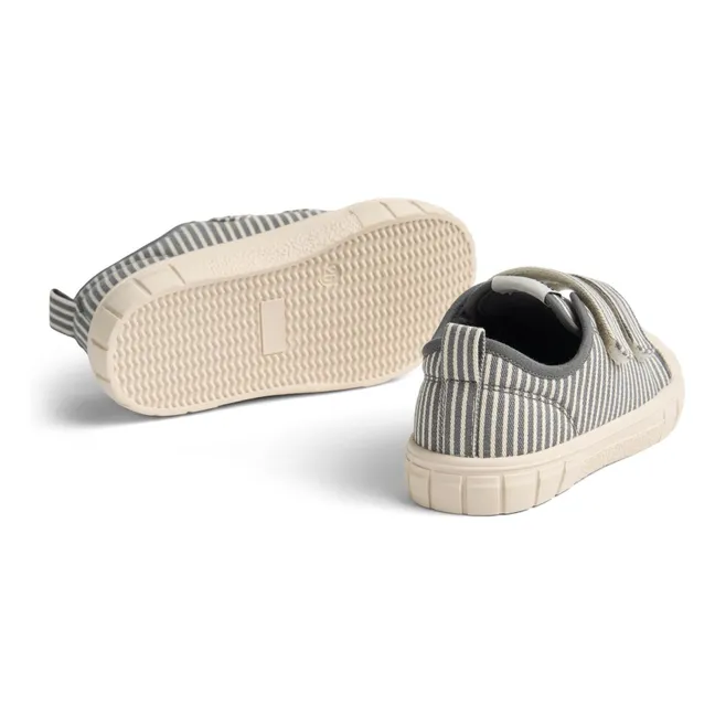 Bobbie Striped Scratch Sneakers | Grey