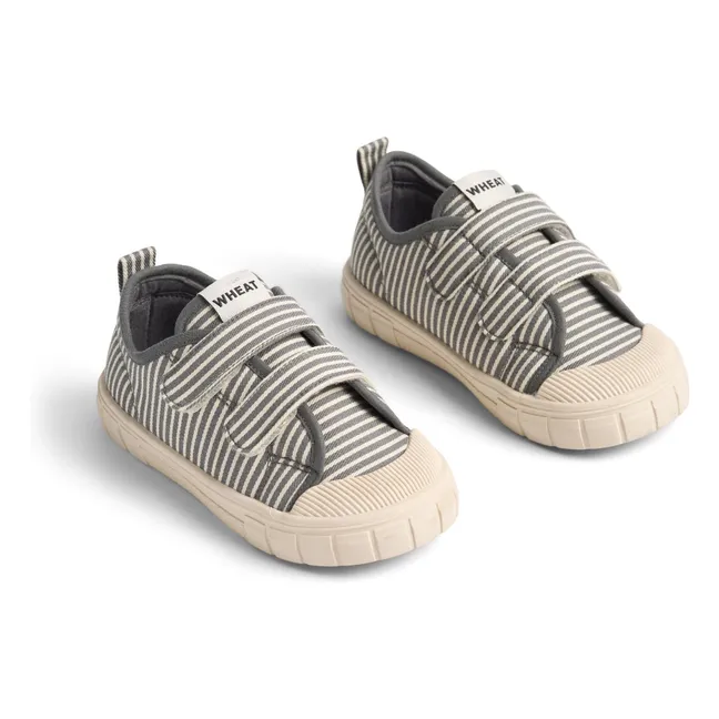 Bobbie Striped Scratch Sneakers | Grey