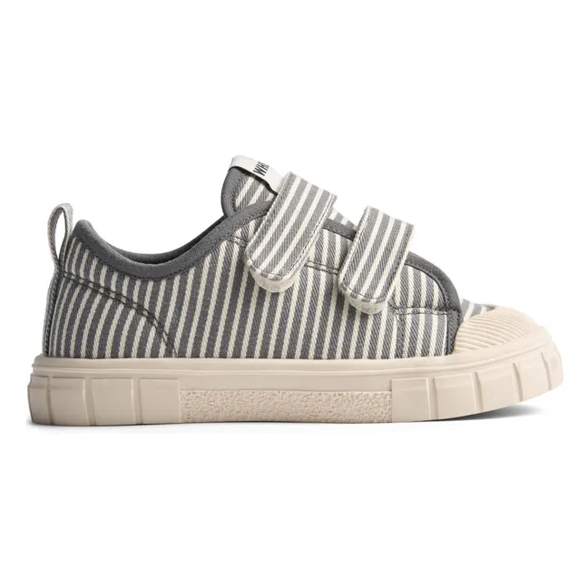 Baskets Scratchs Bobbie Rayées | Gris