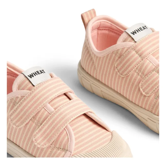 Zapatillas rayadas Bobbie | Rosa Pálido
