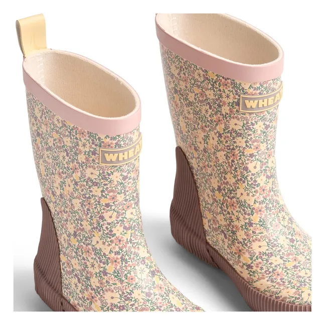 Botas de lluvia Welly Flower | Rosa Pálido