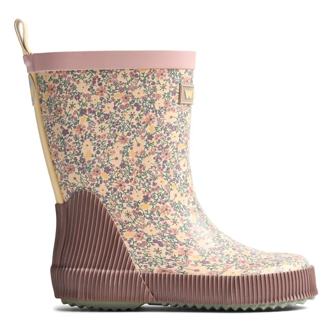 Botas de lluvia Welly Flower | Rosa Pálido
