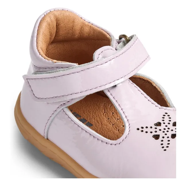 Sandales Mary Jane Sinne Etoile Cuir | Rose pâle