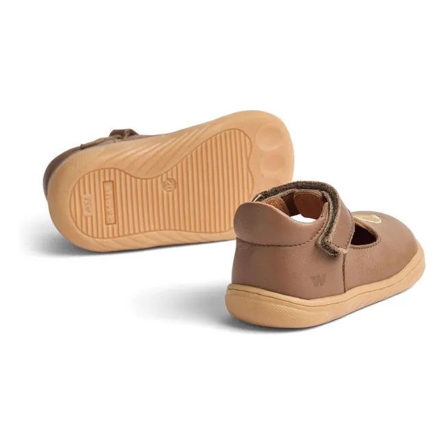 Sandales Mary Jane Sinne Citrons Cuir | Marron