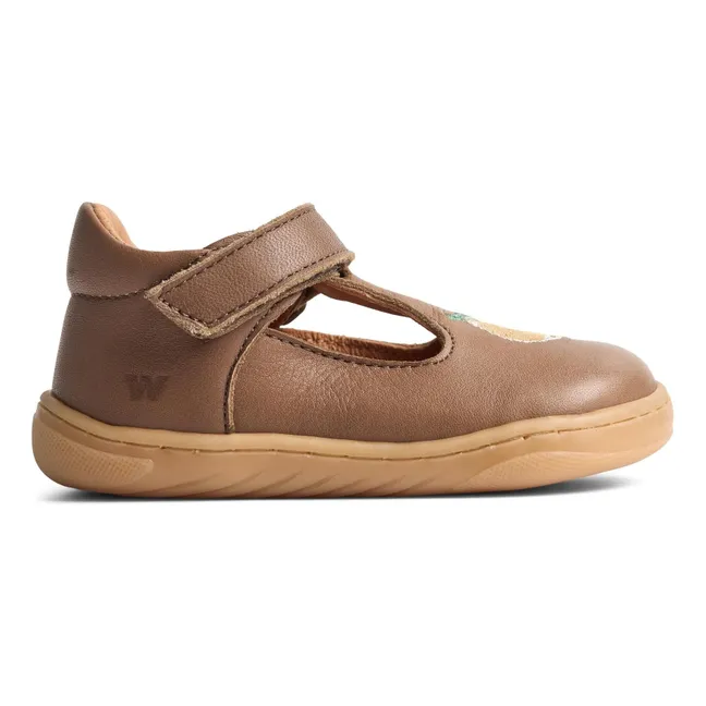 Sandales Mary Jane Sinne Citrons Cuir | Marron