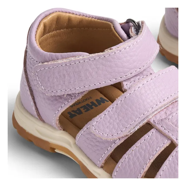 Frei Leather Sandals | Lavender