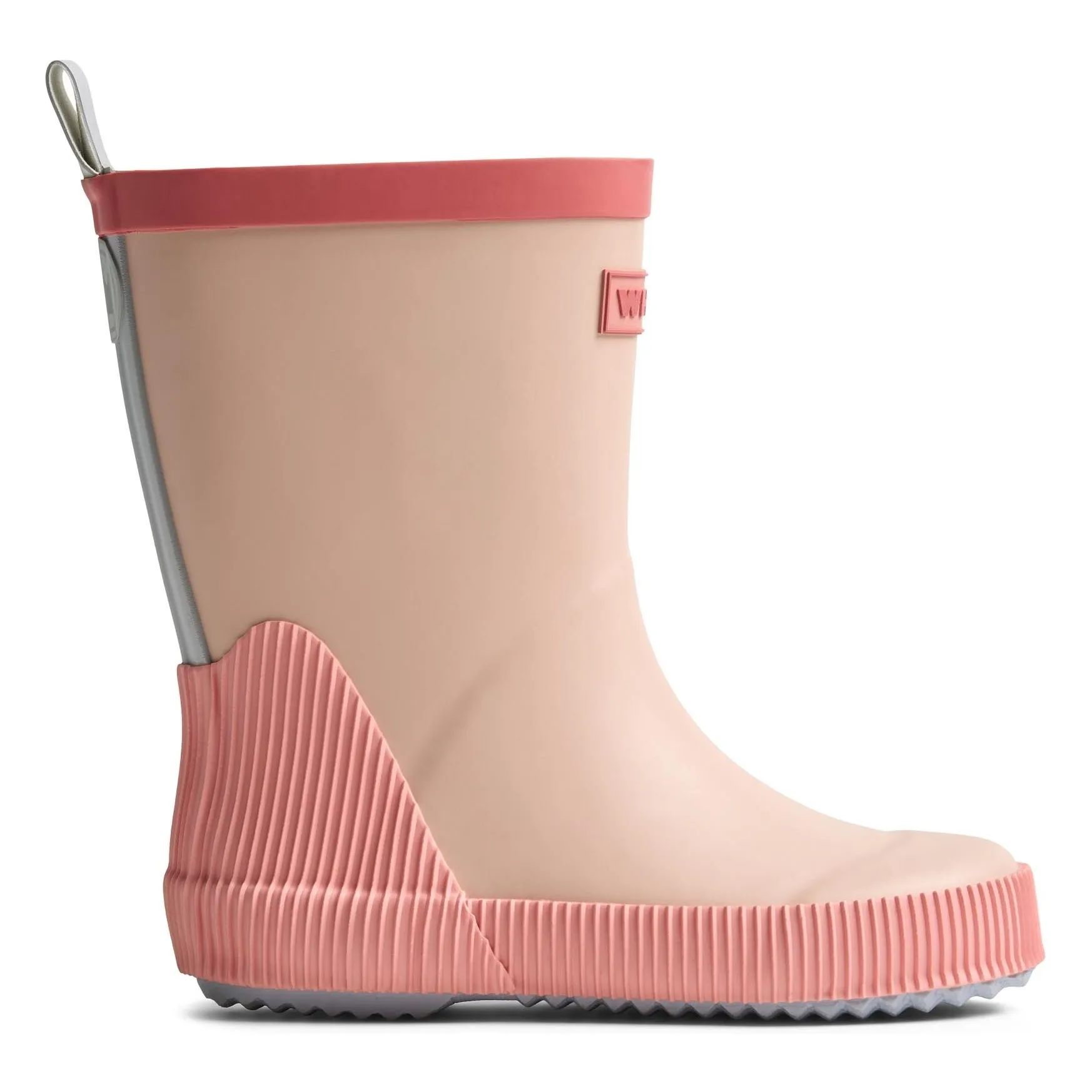 Wheat Pale Pink Welly Rain Boots