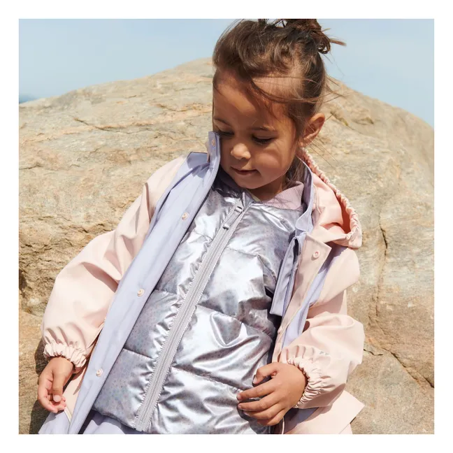 Fryd Sleeveless Coat Recycled Fiber Metallic | Purple