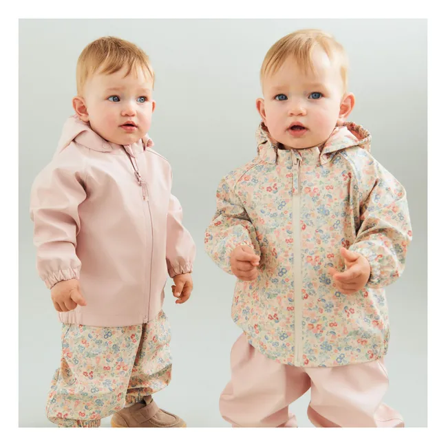 Chaqueta impermeable de fibra reciclada Chardy | Rosa Pálido