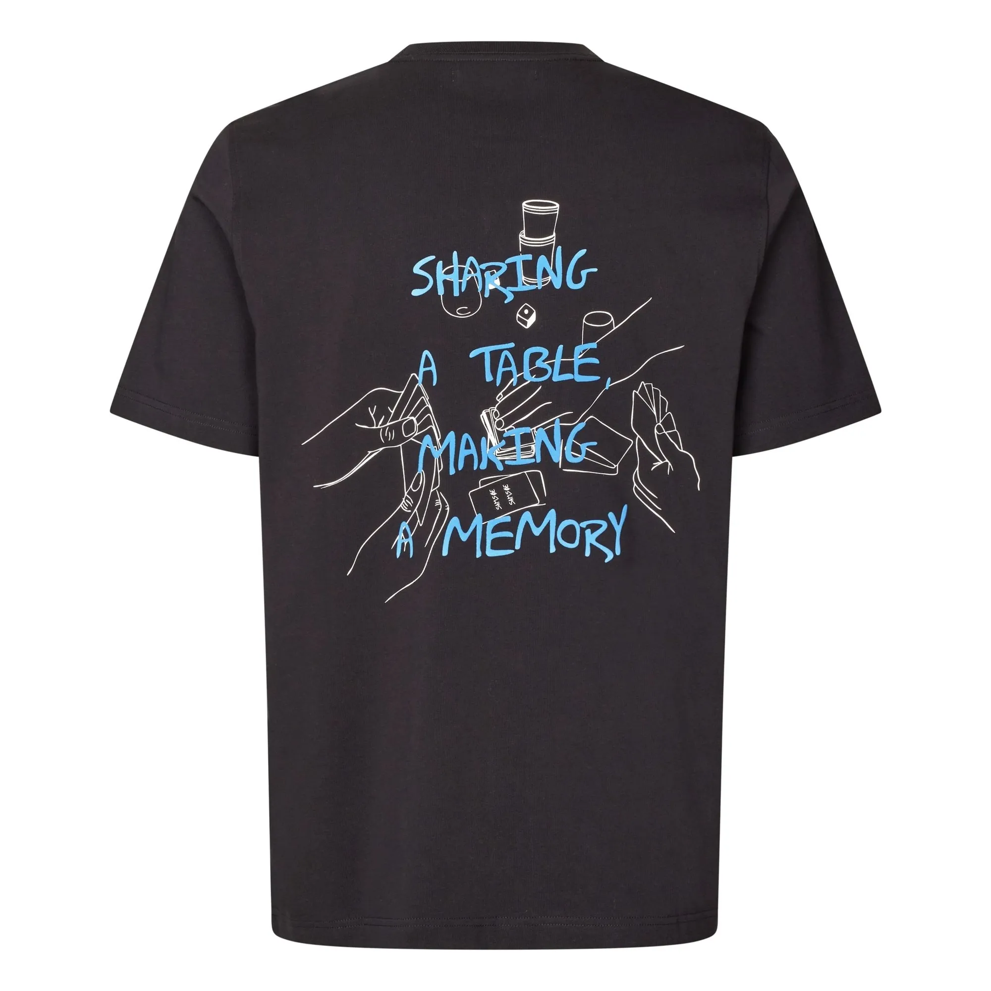 T-shirt Sacards 11725 Cotton | Noir- Image produit n°3