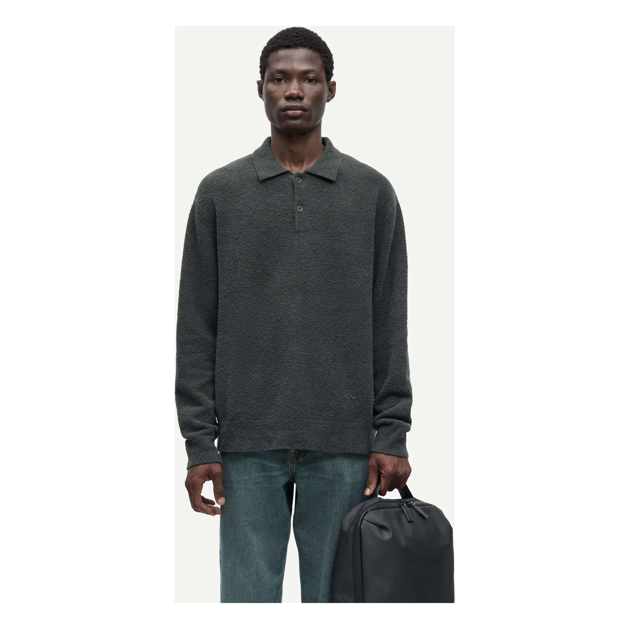 Samsoe Samsoe Dark Green Polo Sanino 15179