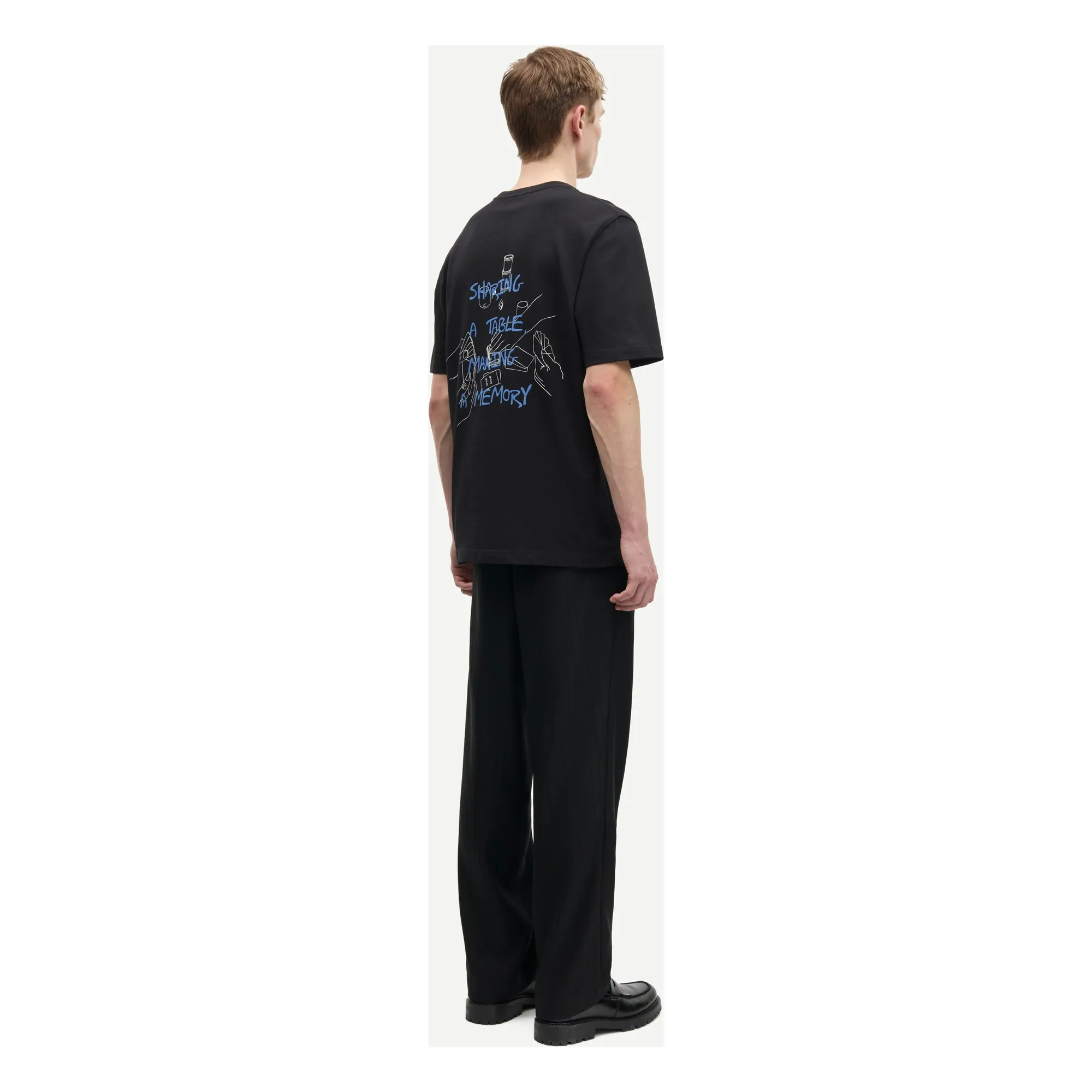 T-shirt Sacards 11725 Cotton | Noir- Image produit n°2