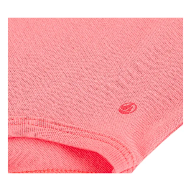 Body Collerette Coton Bio | Corail