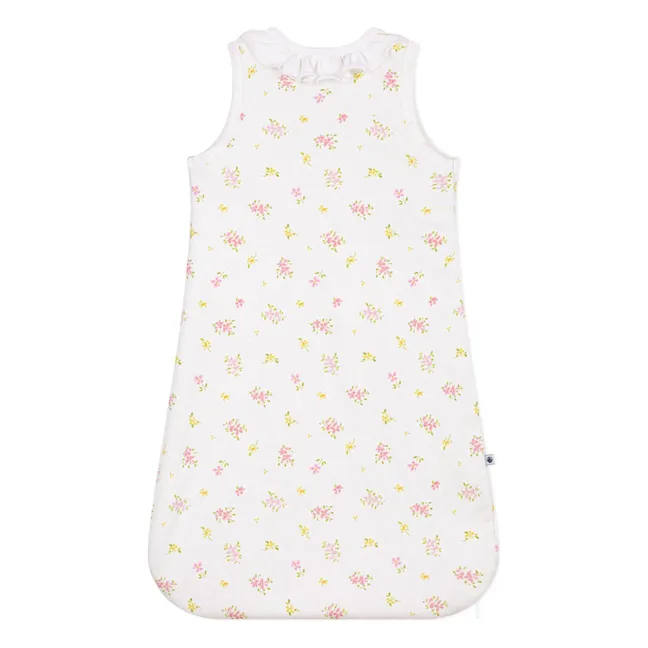 Gigoteuse Fleurie Coton Bio | Blanc